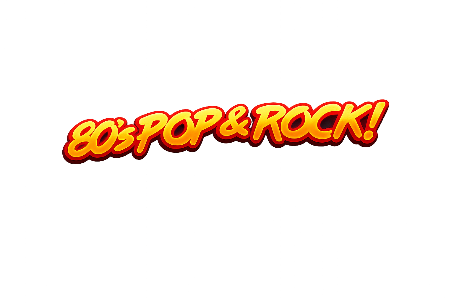 80’s Pop & Rock tagline by itself