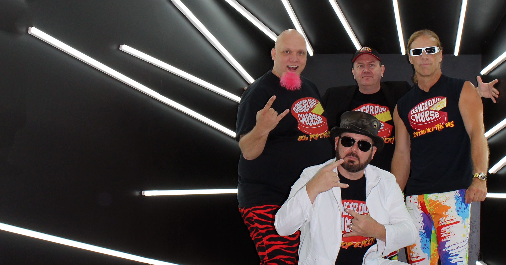 Dangerous Cheese EPK promo shot with lightbox backdrop and no logo