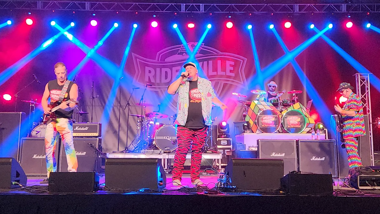 Dangerous Cheese performing at Riderville during Grey Cup Weekend in November 2022